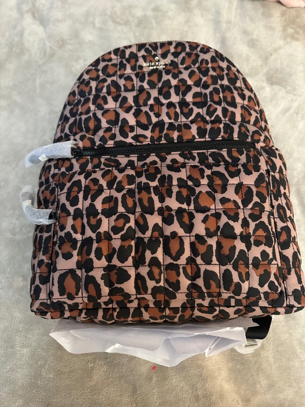 NWT KATE SPADE SNOW LEOPARD LARGE BACKPACK